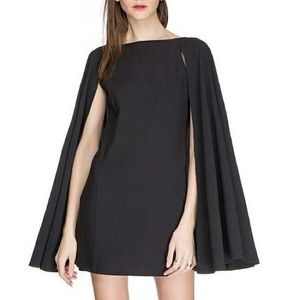 Forever 21 Black Cape Mini Dress